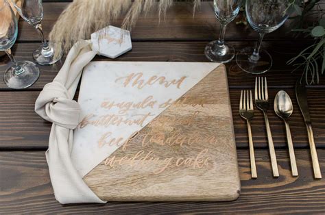 25 Creative Wedding Menu Card Ideas