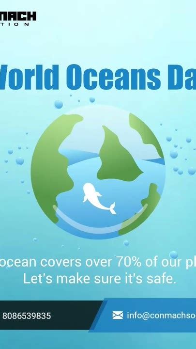 Happy World Oceans Day Everyone Today We Celebrate The Beauty And