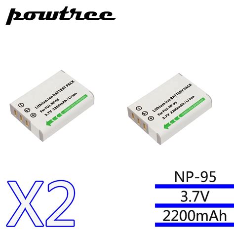 2packs 3 7v 2200mah Li Ion Camera Battery For Fujifilm Finepix F30 F31fd Np 95real 3d W1 X S1