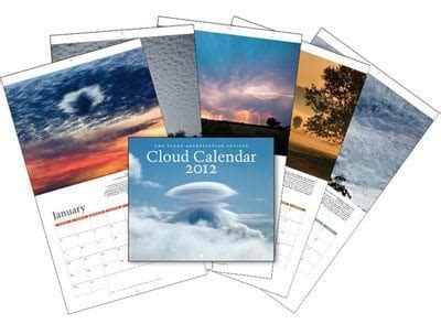 Our last copies of the Cloud Calendar, 2012 are half price. - Cloud ...