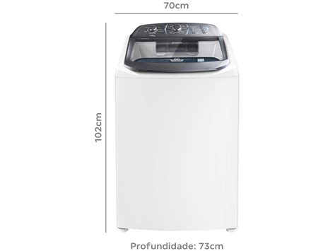 Lavadora De Roupas Electrolux LPE16 16Kg Cesto Inox 12 Programas De