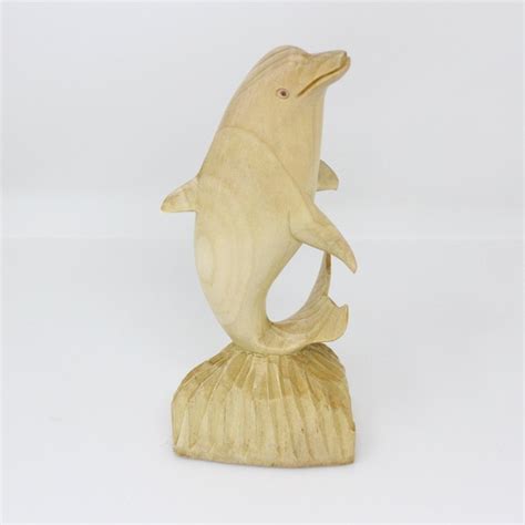 Dolphin Wood Carving Etsy