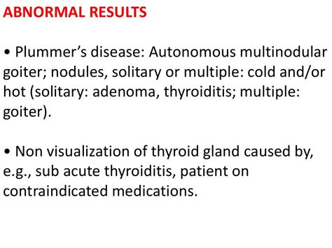 Nuclear Medicine - Thyroid - Procedure/Scan