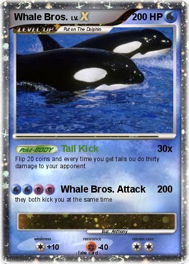 Pokémon Whale Bros - Tail Kick - My Pokemon Card