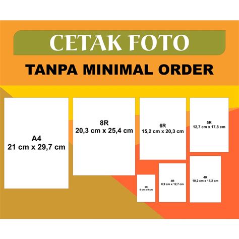 Jual Cetak Foto Ukuran 2R 3R 4R 5R 6R 8R A4 PACKING KARDUS BUBLE