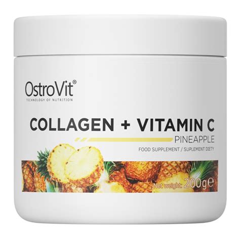 OstroVit Collagen Vitamin C Ананас 200 g Аптеки 36 6