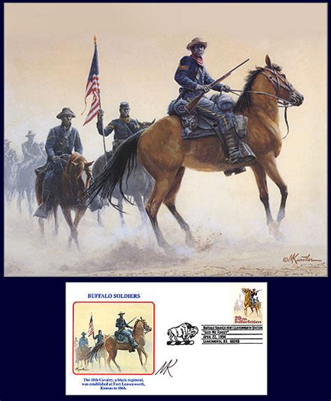 Buffalo Soldiers of the West by Mort Kunstler — Vladimir Arts USA Inc