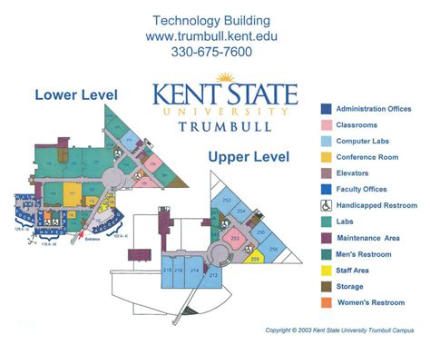 Kent State University Map Pdf Printable Map