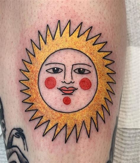 Happy Sun Tattoo