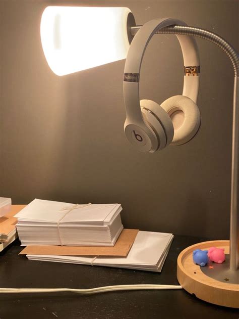 Simplistic Lamp Setup Beats Headphones Headphones Beats Headphones