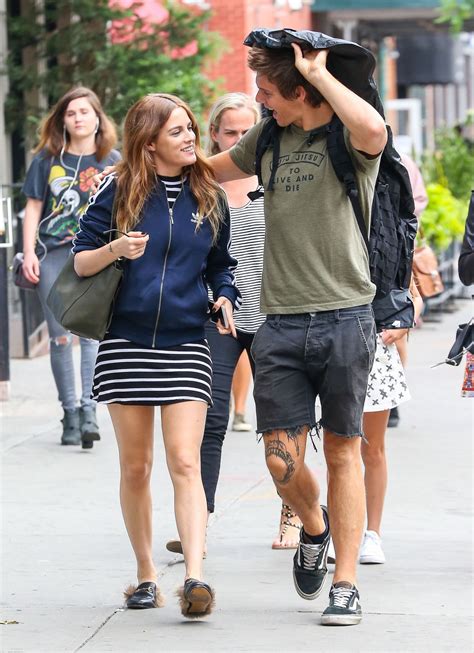 Riley Keough and Her Husband - Out for a Stroll in New York City 6/23 ...