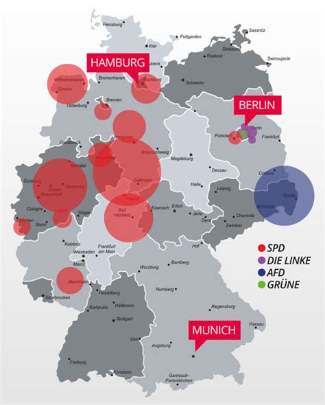 German Election Results Map Where The Afd Won In Germany Politics