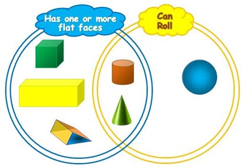 Classifying 3d Shapes Venn Diagram Sorting 2d Shapes Accordi