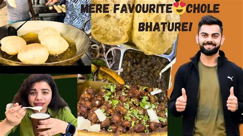 Virat Kohlis Favourite Chole Bhature In Delhi😋 Finally Sahi Jagah