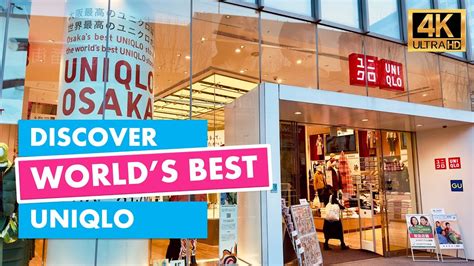 World S Best Uniqlo Store In Osaka Japan K Video Youtube