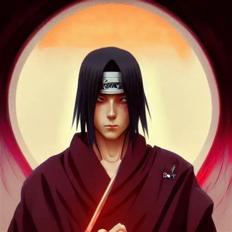 Itachi Sharingan Highly Detailed Digital Painting Stable Diffusion