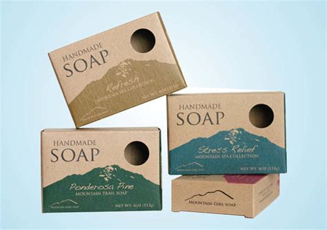 Custom Printed Soap Wrappers Silver Edge Packaging