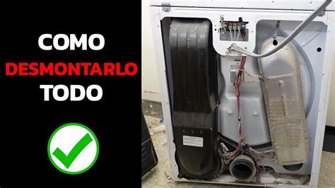 C Mo Desarmar Completamente La Secadora Whirlpool O Kenmore Youtube