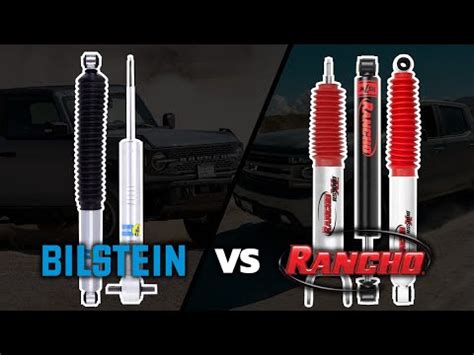 Bilstein Vs Rancho Rs X Rs Mt Rs Xl Youtube