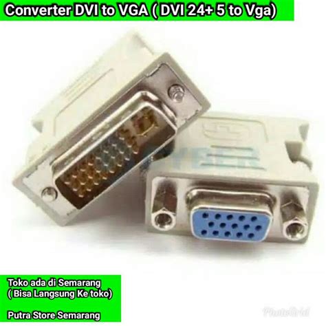 Jual Converter Dvi To Vga Converter Dvi To Vga Dvi To Vga