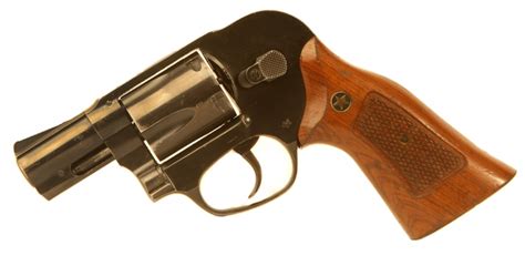 Deactivated South African 38 Snub Nose Revolver Modern Deactivated