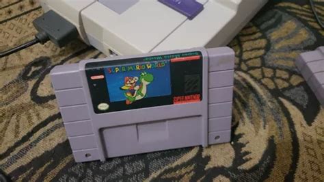 Super Mario World Para O Super Nintendo Funcionando D3 MercadoLivre