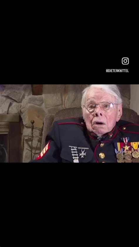 100 Year Old Marine Speaks Out One News Page Video