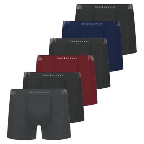 Kit Cueca Box Boxer Microfibra Selene Masculina Original Cueca