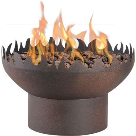 Bond Manufacturing Jericho 26 in. Round Steel Propane Fire Pit-66646 ...