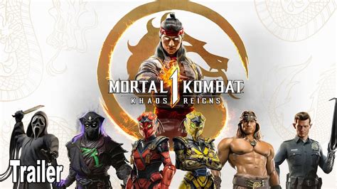 Mortal Kombat 1 Cyrax Sektor Noob Saibot Ghostface T 1000 Conan Khaos Reigns Reveal Trailer