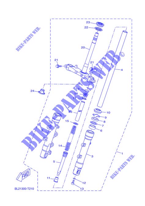 Fourche Pour Yamaha Xmax Abs De Yamaha Catalogue De Pi Ces