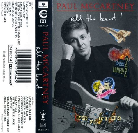 Paul Mccartney All The Best Tasty Records