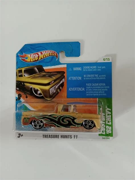 Hot Wheels Custom Chevy Pickup Truck Treasure Hunt T Hunt Eur Picclick Fr