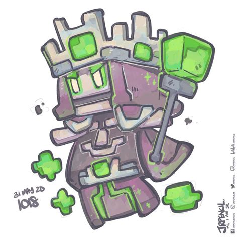 How To Draw Minecraft Dungeons Characters