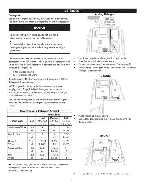 Kenmore Elite Dishwasher Manual