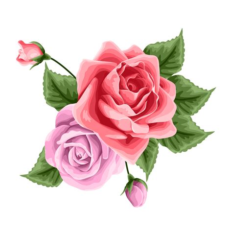 Png Colorful Rose Decoration Transparent Png 36053581 Png