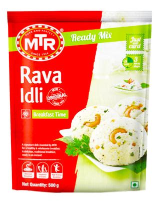 MTR Ready Mix Rava Idli Original Breakfast 500g Ogrocery