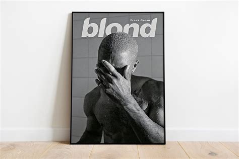 Frank Ocean Poster Frank Ocean Blonde Poster Blonde Poster Frank Ocean