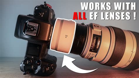 How To FIT CANON RF EXTENDER INTO MOUNT ADAPTER Use It With ANY EF