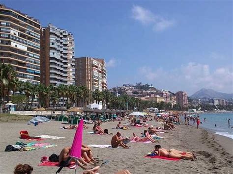 Playa de la Malagueta en Málaga Información Sobre España