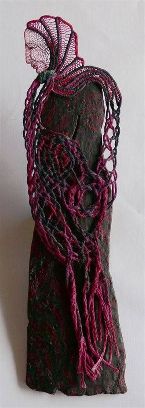 Textile Art Work By Romanian Artist Upcycle Art Textile Art