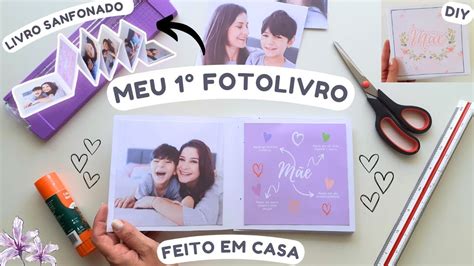 Como Fazer Um Fotolivro Em Casa Gastando Pouco Diy Livro De Fotos