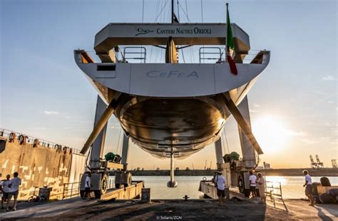 Sailing Yacht Ceafea Largest Vessel By Solaris Yachts Hits Water In