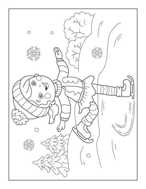 Coloriages Patinage Imprimer