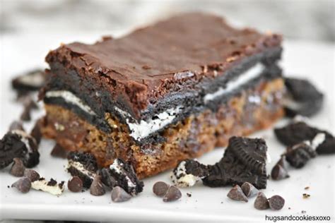 Chocolate Chip Oreo Cookie Brownies