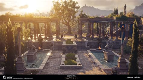 Artstation Assassins Creed Odyssey Athens Maxime Lariviere Fantasy Landscape Assassins