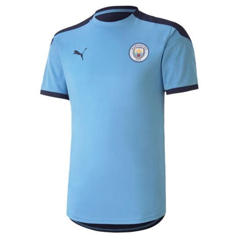 Puma Manchester City Trainingsshirt Lichtblauw Voetbalclub