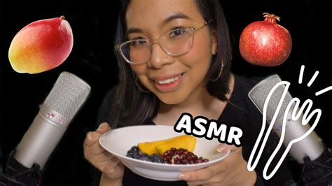 Asmr Crunchy Pomegranate Seeds And Juicy Mango Mukbang Mouth Sounds