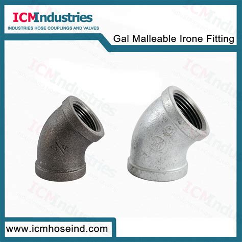 Ulfm 45 Degree Malleable Iron Pipe Fitting Elbow Malleable Cast Iron Carbon 90 Degree Elbow