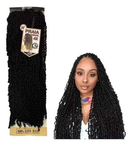 Cabelo Praia Caracol 4 Telas Twist Pre Looped Crochet 360 Gr Frete grátis